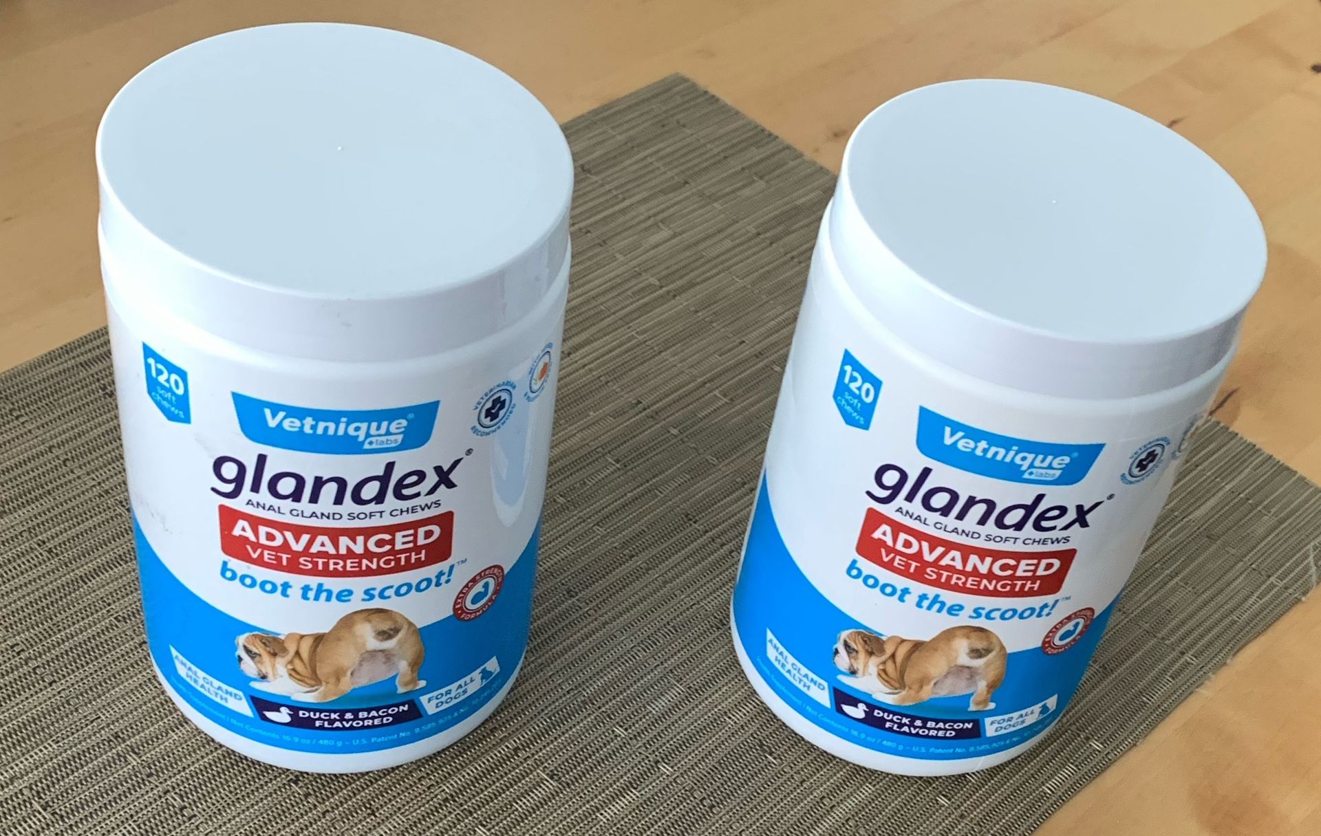 Two Packs Of Glandex Chews (for dogs)