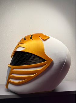 STRATA 3D Prints - Casco White Ranger MMPR