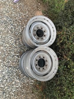 Old car rims