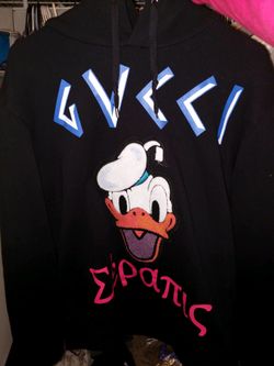 Gucci hoodie donald duck sale