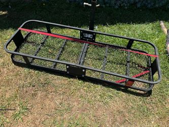 DK2 Powder Coated Hitch Mounted Cargo Carrier