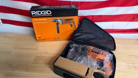 New Ridgid 1/2 inch Corded Drill
