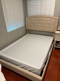 Full Bed Frame with Box Spring