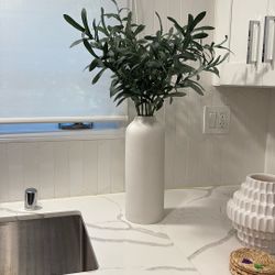 Vase And Fake Plant 