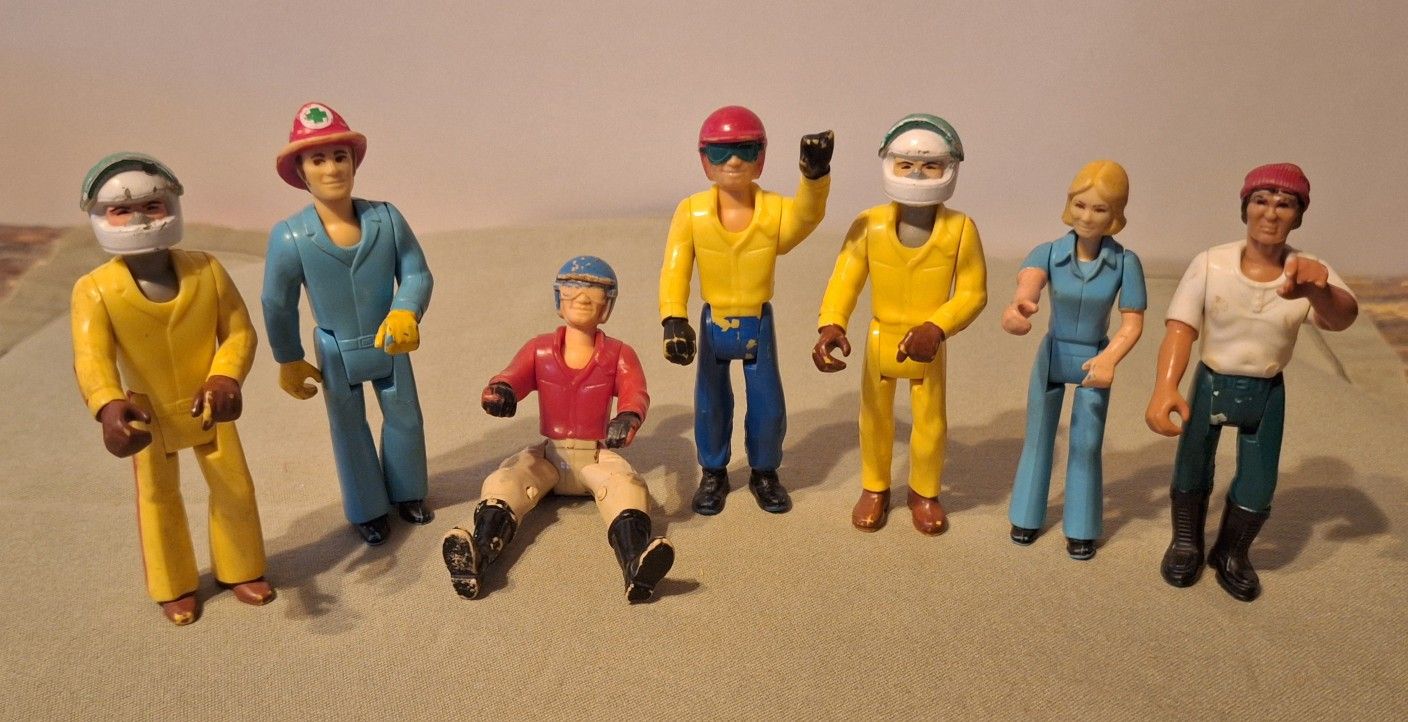 Vintage Fisher-Price Adventure Series People-Lot Of 7 