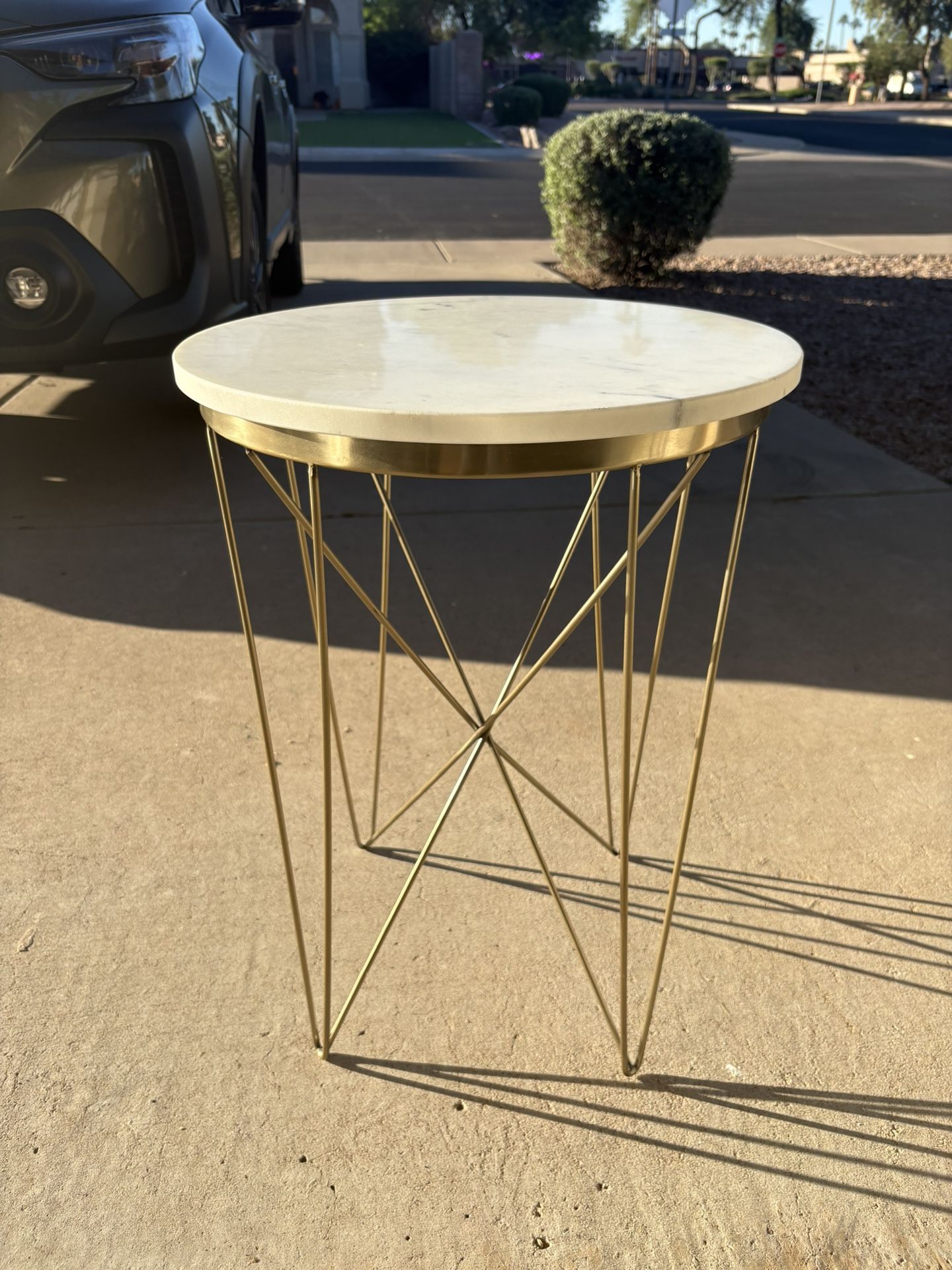 Marble End Table 