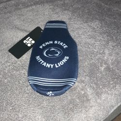 PENN STATE NITTANY LIONS BOTTLE HOLDER COOZIE KOOZIE COOLER WITH ZIPPER NCAA