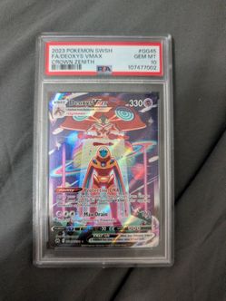 PSA 10 Deoxys Vmax #GG45