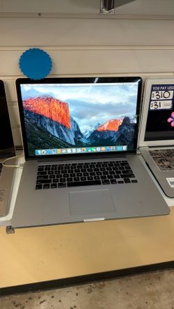 Apple laptop a1398 with charger