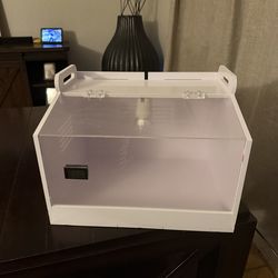 Brooder Box for Chick,4-in-1 Chick Starter Kit,Includes Brooder Heat Lamp 2， Baby Chicken Box, Chicken Feeder,