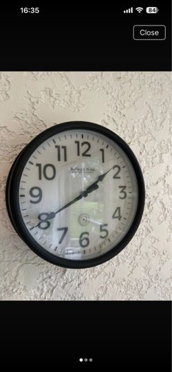 Sterling & Noble Round Wall Clock