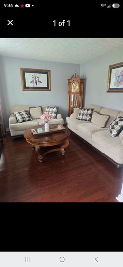 Sofa and loveseat