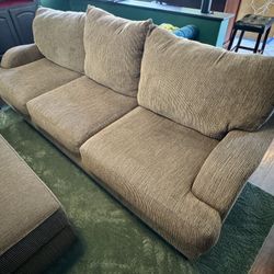 Couch Loveseat Ottoman set