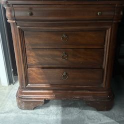 Wooden Bedside Table - Like New