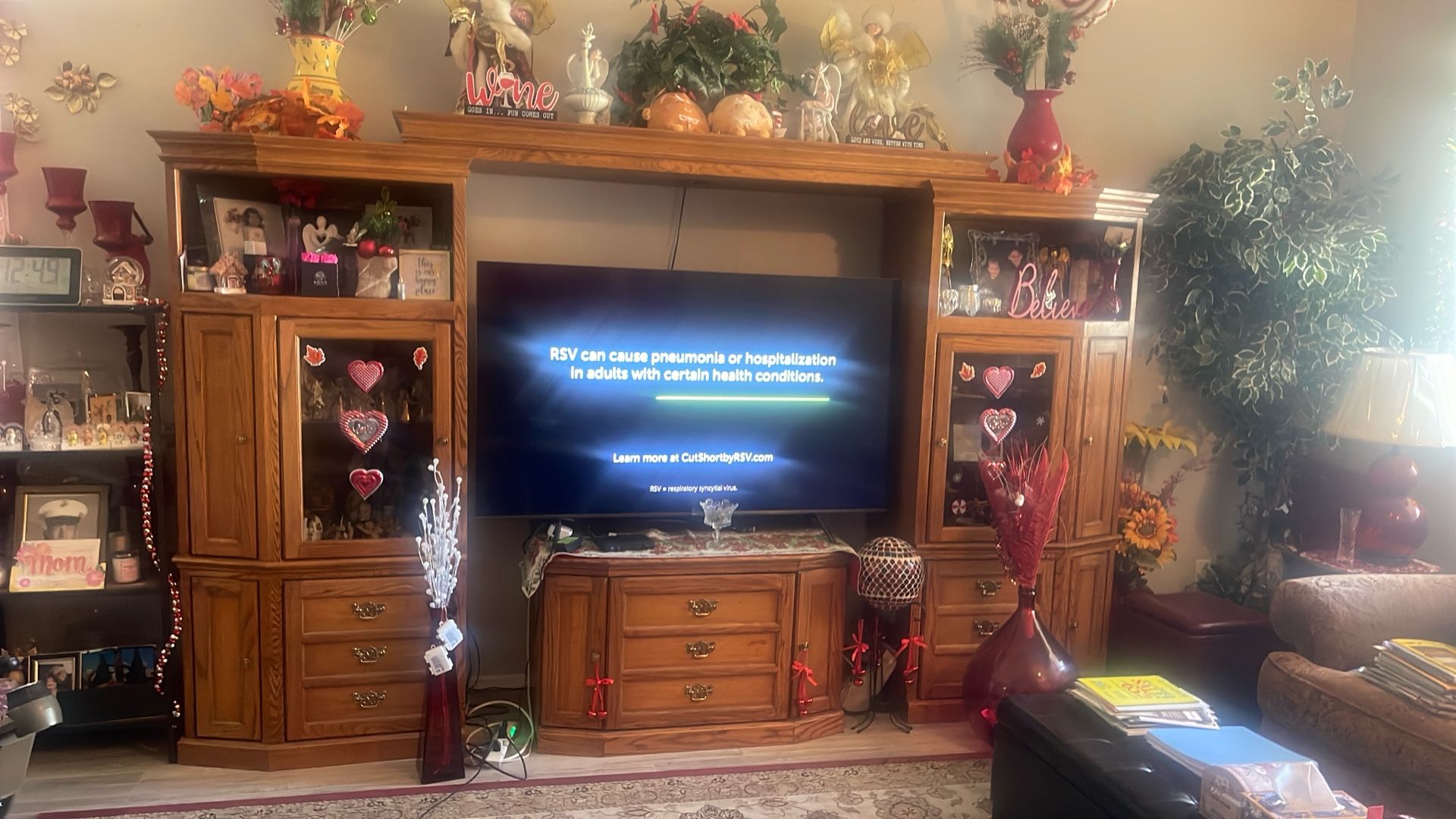 TV Entertainment Center Without TV