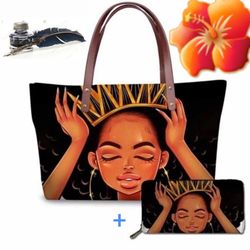 LADIES DESIGN HANDBAG + A WALLET 