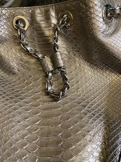 Michael Kors Silver Snake Purse 
