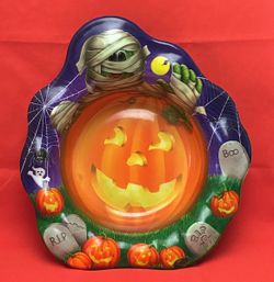 Vintage 1990s Halloween mummy 3D party candy bowl American Greetings Corp