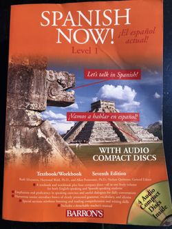 Barrons Spanish now book with cd