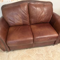 Leather Sofa & Loveseat 