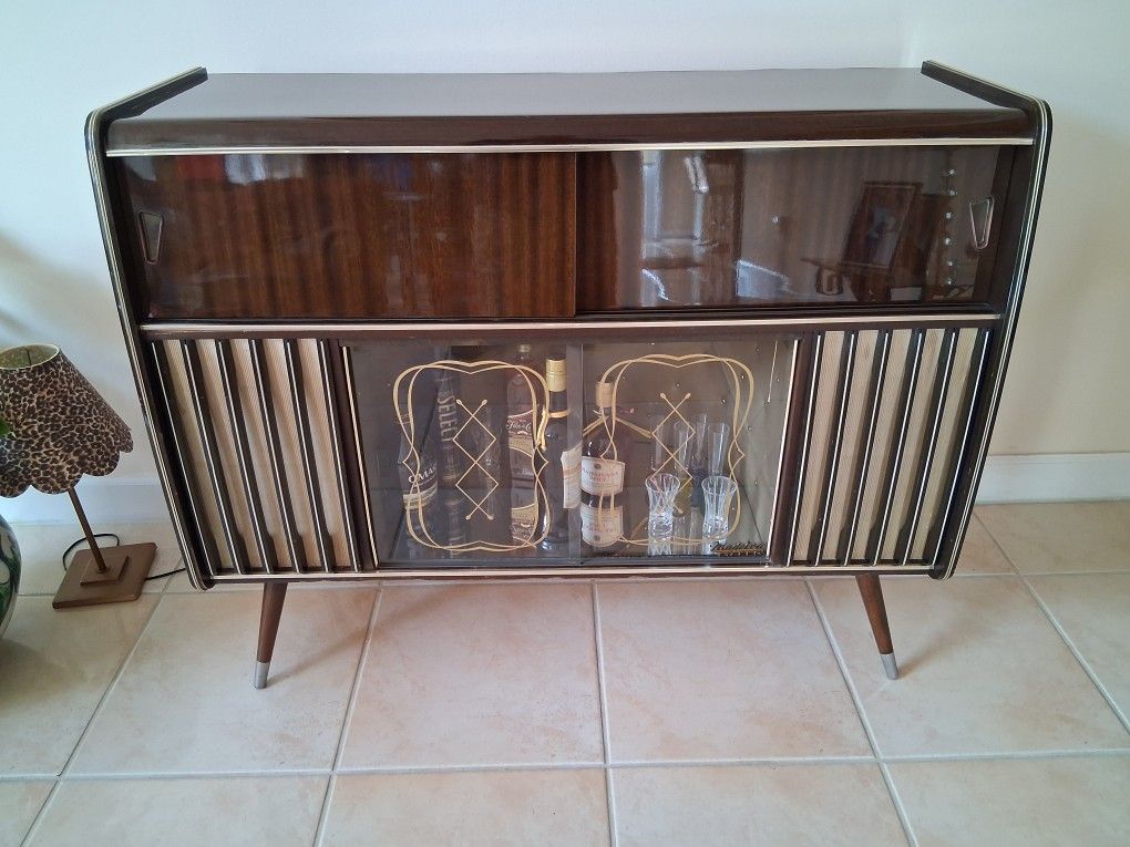 1950's Console Stereo Turntable