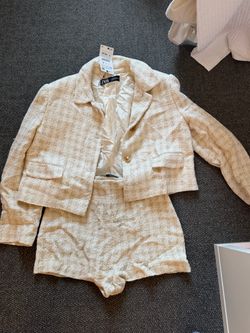 Zara 2 Piece Tweed Set