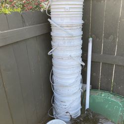 5 Gallons Buckets For Gardening And Storage