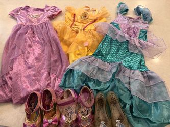 Disney Princess Costume Dress-Up Set with Shoes