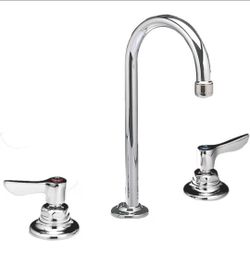 American Standard Monterrey. 5 gpm Gooseneck Faucet Chrome Widespread Bathroom Faucet with Lever Handles