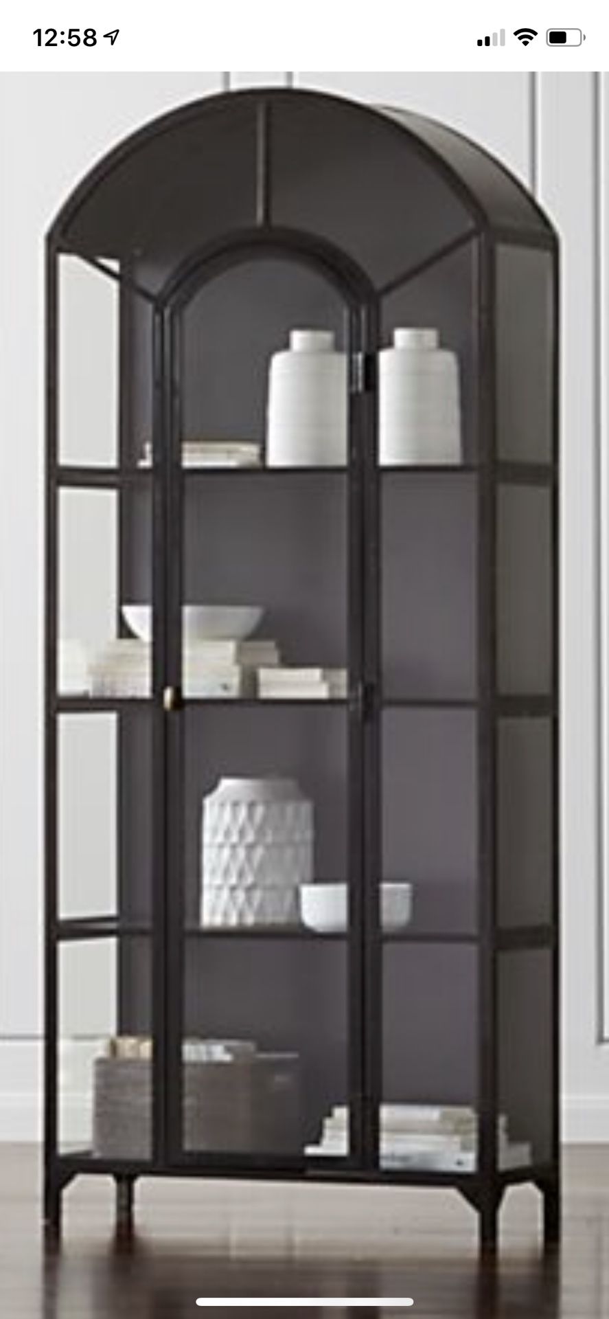 Crate and barrel ventana cabinet deals