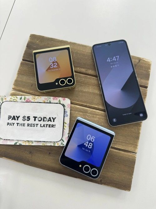  🚀 Flip into Savings –Samsung Galaxy Z Flip 6 5G Just $479 or $1 Down! Save up to $600 with Full 1-Year Warranty