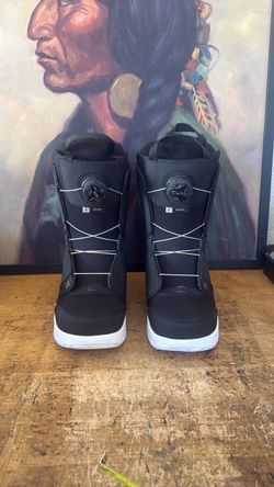 Salomon PEARL BOA $250+ Black Eu 38 US Sz 7 Womens Snowboard Shoes Boots
