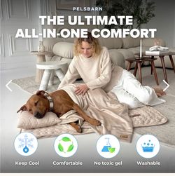 Pelsbarn cooling bundle, mat, sheet and pillow