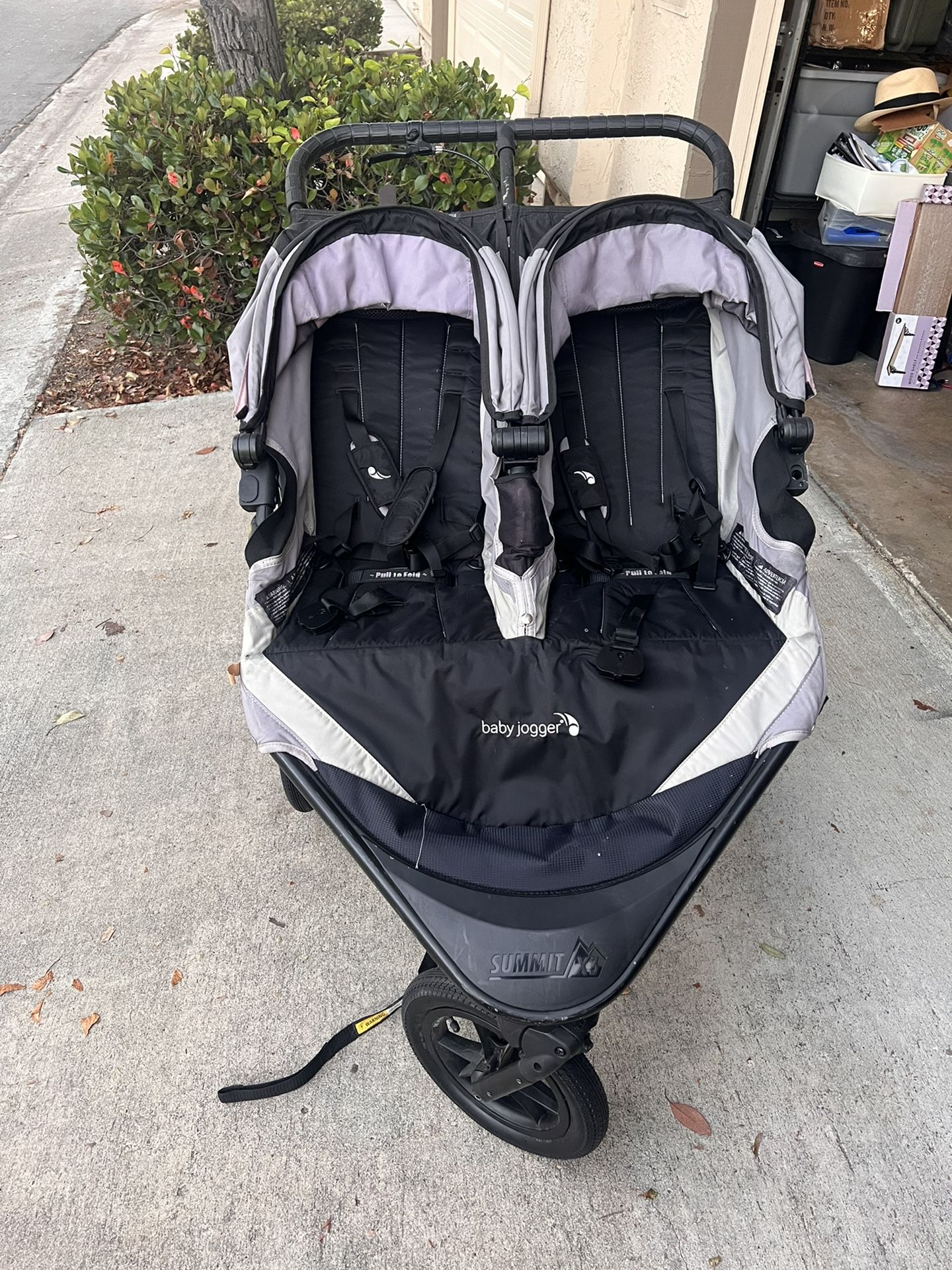 Summit X3 Double Running Buggy Double Jogger Stroller Summit X3