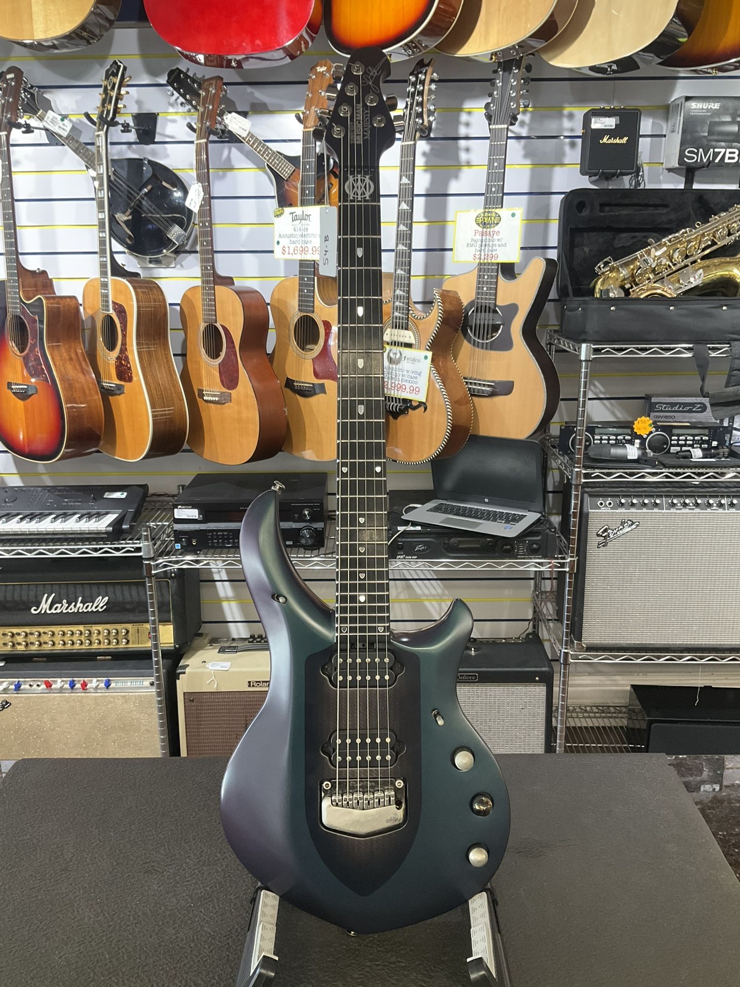 Ernie Ball Music Man John Petrucci Majesty 6 - Arctic Dream Finish