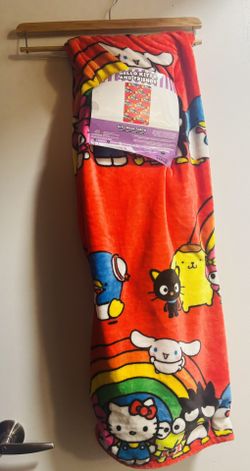 New Red Hello Kitty Blanket 
