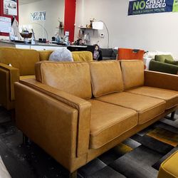 Albany Park Leather Gel Sofa 