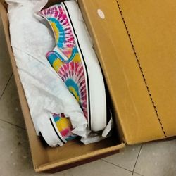 Vans (Tie Dye)Bright Multi.Mens9.5-Womens11.0