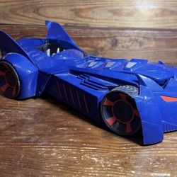 BATMAN Power Attack Total Destruction Blue Batmobile Mattel W7232 DC comics