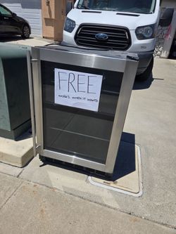 FREE Magic Chef Wine Cooler Beverage Fridge