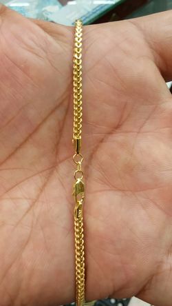 10k Gold franco chain 22 inch long 6.7 grams