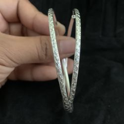 Silver Hoop Earrings