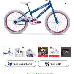 Girl Bike 20” New Great Christmas Present Already Assembled !! 