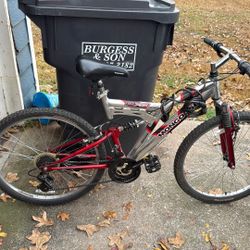 Mongoose Mono Shock 21 Speed Aluminum Mountain Bike 