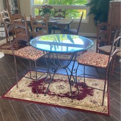 Rustic Bistro Table Chair Set