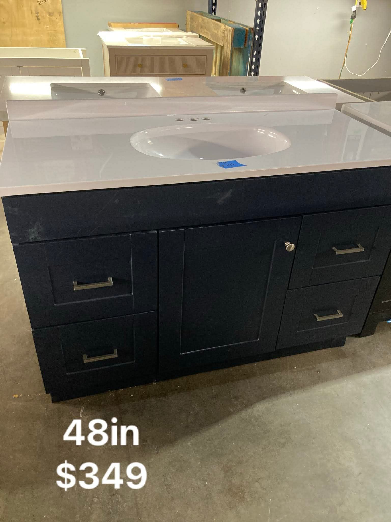 48in Bathroom Vanity With Top
