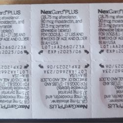 Dogs PREVENT FLEAS TICKS 6 MONTH SUPPLY 8-17 Pounds