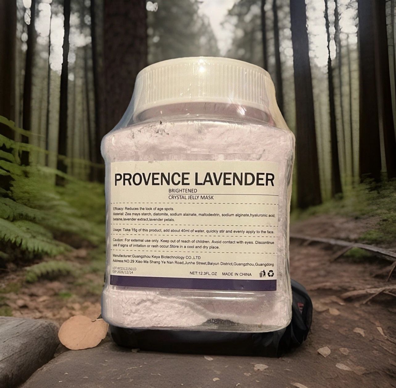 Provence Lavender Jelly Mask – Hydrating & Calming Skincare Brightened
