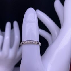 14k White Gold Band