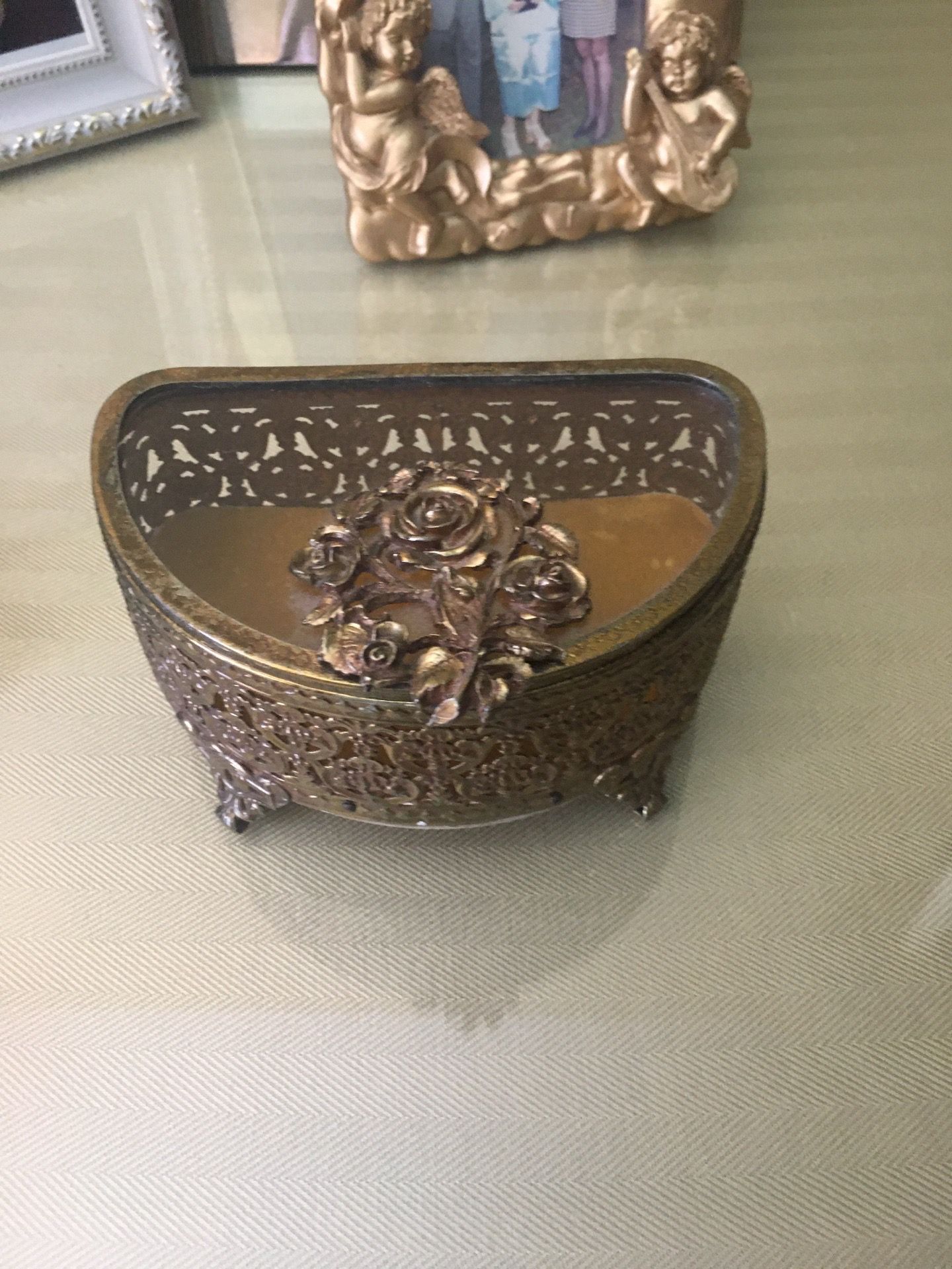 Antique jewelry box